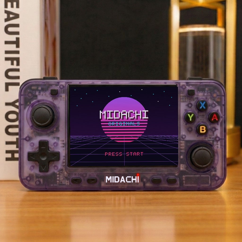 MIDACHI DECK in Violett mit MIDACHI-Originals-Startbildschirm