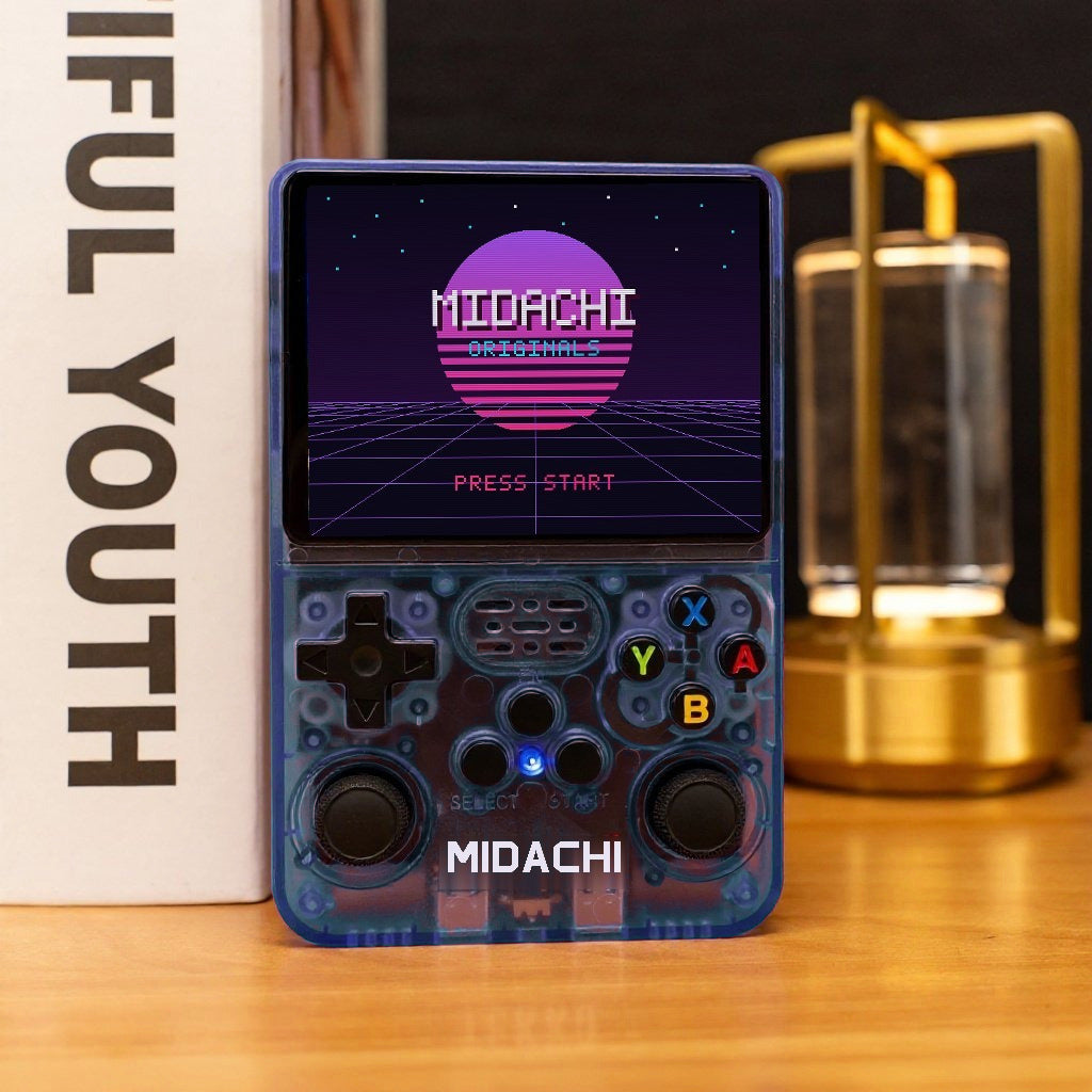 MIDACHI ONE in Blau, durchscheinendes Gehäuse, Vorderansicht