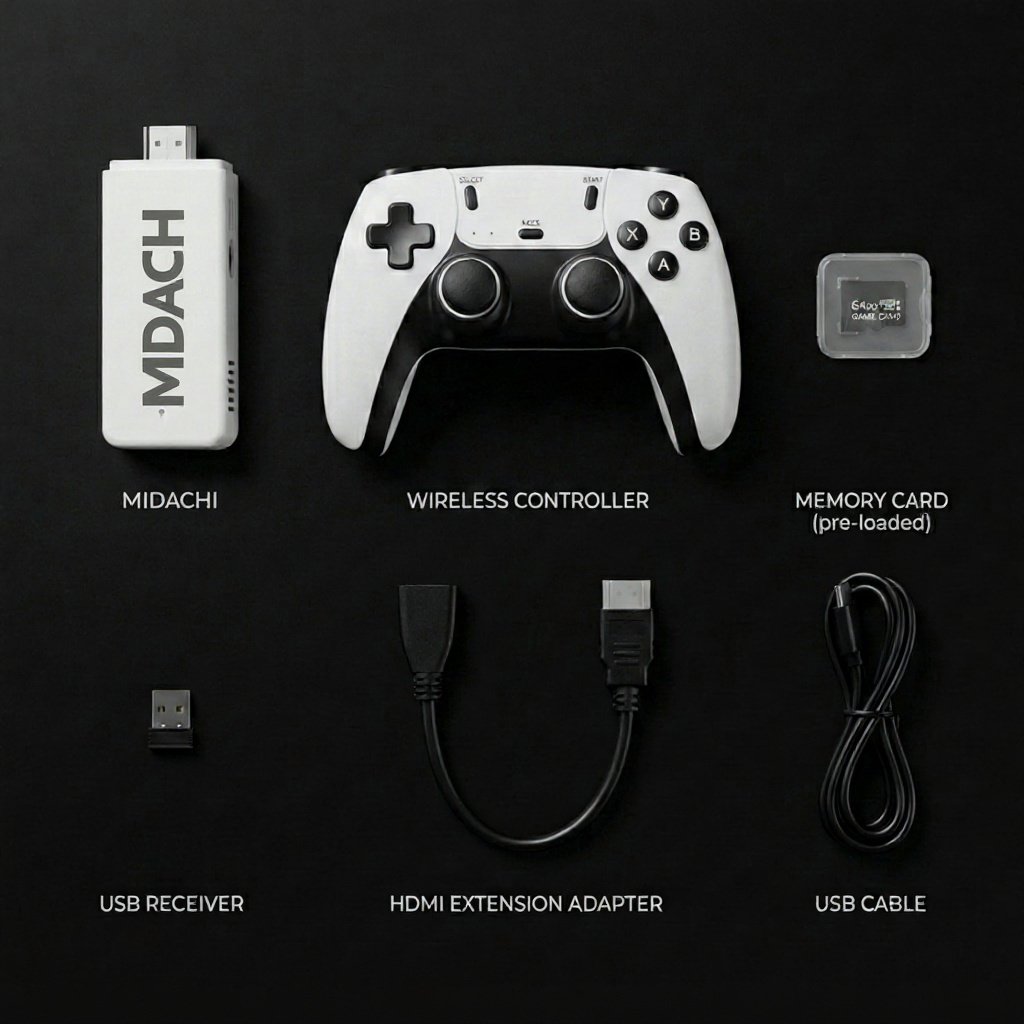 MIDACHI STICK mit zwei Funk-Controllern