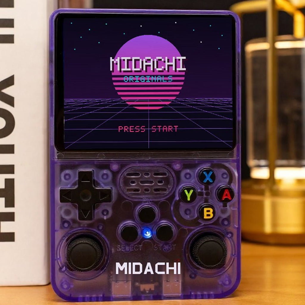 MIDACHI ONE in der Hand, Rundumblick auf Gehäuse und Display