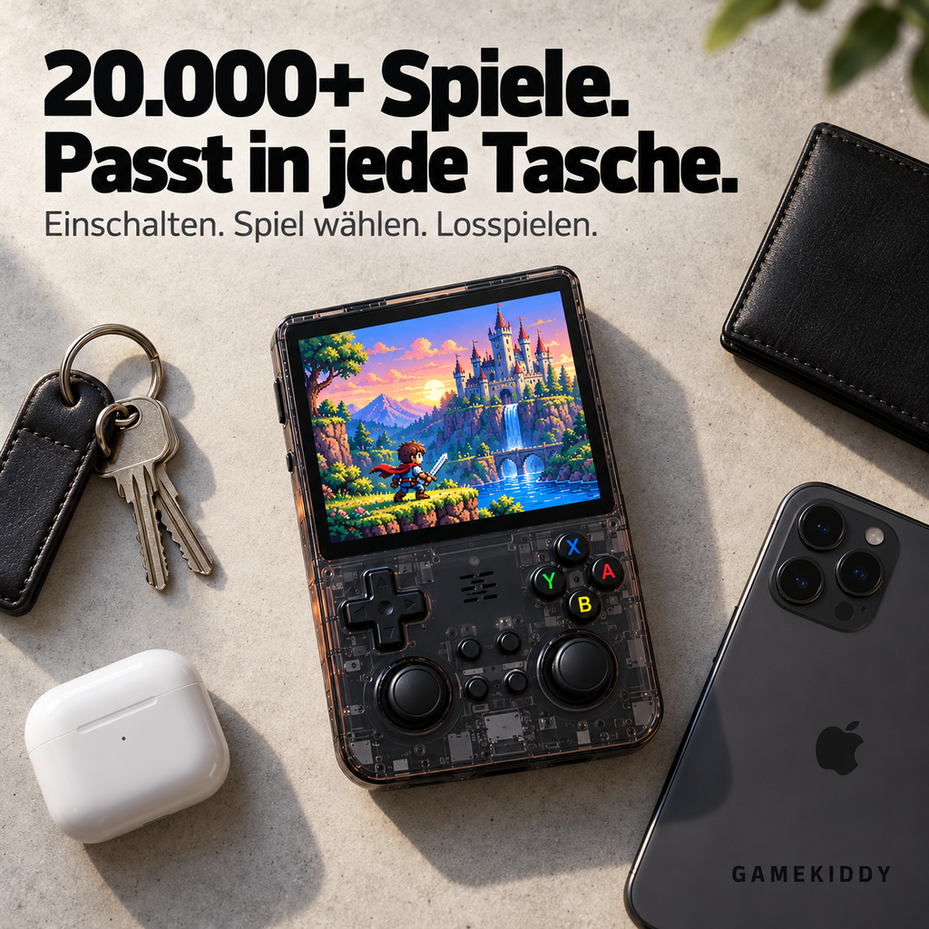 MIDACHI ONE - Retro Gameboy Spielekonsole